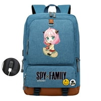Bzdaisy Spy Porodični ruksak za više džep sa USB punjenjem i 15 '' prelazni pretinac za djecu za djecu