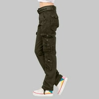 Gathrrgyp hlače za zazor žena ispod 5 dolara, žene dame čvrste hlače hipi punk pantalone Streetwear
