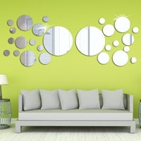 Uklonjive 3D zrcalne zidne naljepnice naljepnice naljepnica umjetnička muralna za dnevnu sobu spavaću