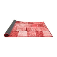 Ahgly Company u zatvoreni kvadratni patchwork Red Transicijske prostirke, 4 'kvadrat
