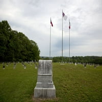 Ispis: Groblje u Memorijalnom parku Confederate, Marbury, Alabama, 2010