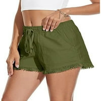 Avamo dame Mini pant Solid Boja dno Bermuda kratke vruće hlače Žene Baggy ljetne kratke hlače Havaji