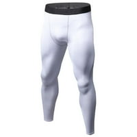 Puuawkoer muški uski fitnes trčanje rastezanje košarkaške bazne obuke kompresijske hlače za fitness hlače y hlače muškarci zagrijavaju odijela
