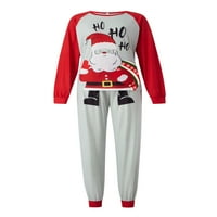 Coduop Božićna porodica Usklađivanje pidžama Set Santa Claus PJS Sleep odjeća za tatu mamin dijete dijete