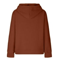 Cleance za vezanje 50% popusta na modnu žensku print casual dugih rukava okrugli vrat dame duksevi na vrhu bluze obični hoodie
