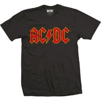 AC DC DE DC Logo Majica CRNA