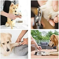 Pas škare za nokte, profesionalni kućni ljubimac za nokte i trimere sa zaštitnim štitnikom da se izbjegne