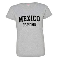 PleaseMetees Women Mexico je kod kuće rođen iz Hecho En HQ Tee