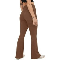 Žene Solid Workout out gamaše Fitness Sportski tekući joga hlače joga hlače za žene plus veličine
