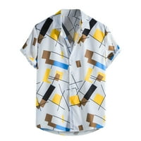 Adviicd Men casual modne vrhove majica majica dolje tiskana gornja košulja Ležerne ljetne kratke rukave