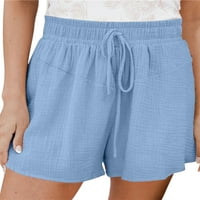 Rejlun dame Mini pant Bermuda kratke vruće hlače elastična struka dno labave ljetne kratke hlače Havaji
