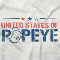 Sjedinjene Države Popeye Ironic USA Dukserica za muškarce ili žene Brisco brendovi 3x