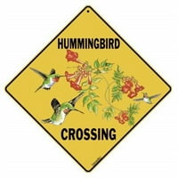 Znak prelazaka za hummingbird - 12 12 aluminijski znak
