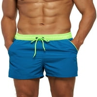 Luxplum muški kupaći kostimi od pune boje Pločaško komići za punjenje prozračnih kratkih zglobova High