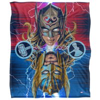 Thor Love i Thunder ćebe, 50 X60 Thor i Moćni Thor Silky Touch Super Meko bacanje