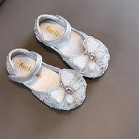 Eczipvz Toddler Sandale Djevojke Open Toe Bowknot Dot tiskane cipele Prvi šetači cipele Summer Toddler