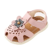 SDJMA TODDLER Baby Girls Slatke cvijeće cipele izdužene mekane djece neklizajuće sandale