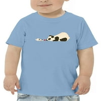 Image Svjesna panda i pas igraju majicu Majica Toddler -Jay Fleck dizajn, Unise Toddler