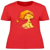 Zlatna lavb majica majica - MIMage by Shutterstock, ženska XX-velika