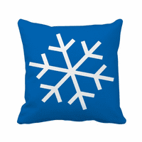 Zimska sportska snježna pahuljica plava obrisi bacanje jastuk za spavanje kauč na razvlačenje