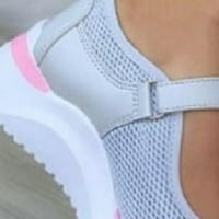 Ljetne cipele za hodanje sa kukom i petljom izdubljene cipele za ženu Fitness Sportski vježbanje bijeli