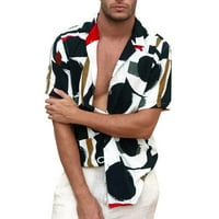 Veze zapadnih majica Muška muške muške majice Ležerne prilike reverske košulje niz kardigan