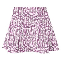 Nasleđena teniska suknja za žene sa džepovima kratke hlače Ležerne prilike ljeti tiskani visokog struka