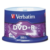 DVD + R snimanje diska, 4. GB, 16x, vreteno, mat srebrna