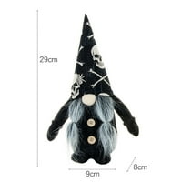 Duixinghas Halloween Gnome Ornament Predodređeni sa sablasnim prazničnim rekvizitom za domaću zabavu