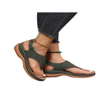 Prednjeg swalk ženske sandale otvorene nožne prste flop gladijatorna sandala casual anti klizaljka cipele