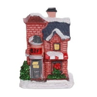Stilovi osvjetljavaju animirane božićne selo Snow House - Božićni ukras za turnejsko stanovništvo ukras