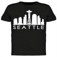 Seattle. Gradskih majica muškarci -Image by shutterstock, muški x-veliki