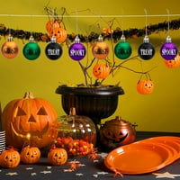 24-komadni Halloween Halling Ball Ornament sablasno viseće ukrašavanje stabla - lagana plastika ukras