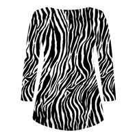 Bluze za žene sakriju trbuh utrošenu dugim rukavima s dugim rukavima Grometrijski tiskani košulje za