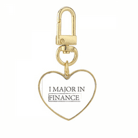 Citat I Major u finansijama Art Deco modni zlatni srčani tastera za ključeve