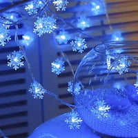 Snowflake LED lampica Božićna čišćenje Soba dekor ukras Garland Božićni čišćenje Soba dekor ukras ukras