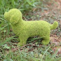 Umjetna travnata životinja - Oblik pasa smola za hvatanje za ulov za oči Dekor za životinje