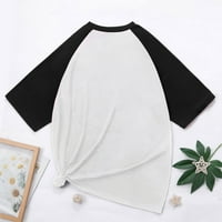 Košulje za žene plus veličine, sjenica Dnevna majica Gnome Bunny Print Blousetop Majica Slatka grafika