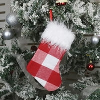 DaiosportSwear Clearsance Božićno drvce Mali plišani božićni čarapi Privjesak poklon torbica