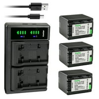 Kastar VW-VBK baterija i LTD USB punjač za zamjenu Panasonic HDC-SD60PC, HDC-SD60S, HDC-SD66, HDC-SD80,