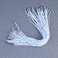Elastični užad elastični kablovi za bodljikave kablove Stretch okrugli niz s metalnim bodljikavim bodljikavim zatvaračem za masku za izradu rezervacije