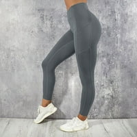 Floleo ženske hlače za čišćenje Ljeto jesen ženske rastezanje joge tajice fitness trčanje teretana sporta puna dužina Aktivne pantalone