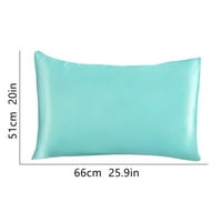 JPGIF svilena jastučnica za kosu i kožu obje strane otporne na mekani prozračni glatki svileni jastuk
