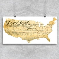 Mi ljudi sa USA mapa poster -image by shutterstock