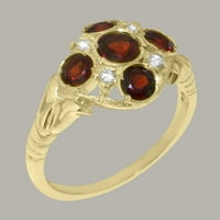 Britanci napravili su pravi solidnog 9K žutog zlatnog prstena i prstena za uključivanje žena - Veličina