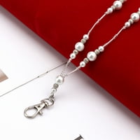 ✪ Bijeli biseri perle ogrlice sa grmljavinom skrivene šuplje perle id ogrlice