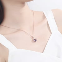 Ogrlica za ogrlice za valentinovo nakit ogrlica za ogrlice nakit Višebojni pokloni Pametni privjesak u obliku srca u obliku srca