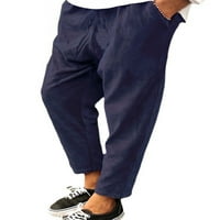 Capreze muns corduroy dno casual sa džepovima obrezane pantne pantalone za gaćice ravno hlače za noge