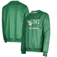 Muški Kelly Green North Texas znači zeleni inženjering IME DROP CREWNeck pulover dukserica