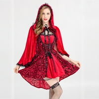 Ženska ljetna gotička gotika Cosplay kostim vintage tamno kopče za tamno kopče grafička majica Slice